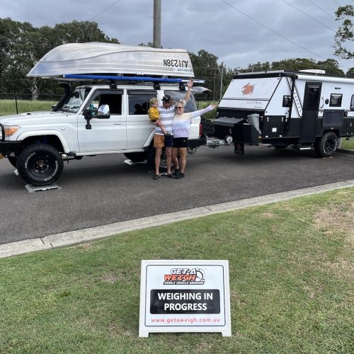 Car and Caravan weighing Car and Caravan weighing